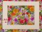 Preview: Patchworkstoff Clothworks Flowershop Rosen rot orange bunt A4 Ausschnitt